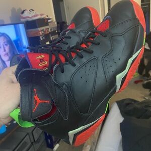 Jordan Black and Red Sneakers